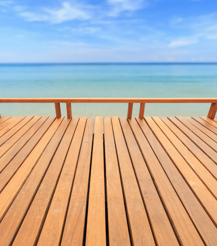 Teak decking