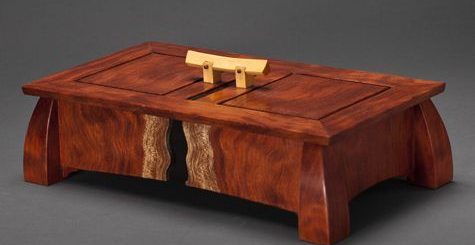 Bubinga Wood Lumber Box