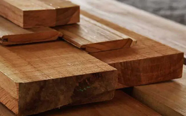 teak lumber