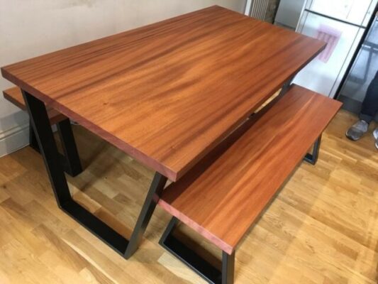 Desk made by Utile Wood Lumber